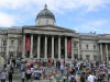 Trafalgar Square, busy as ever