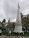 Piramide de Mayo and typical stray dog