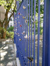 Origami butterflies in College Square